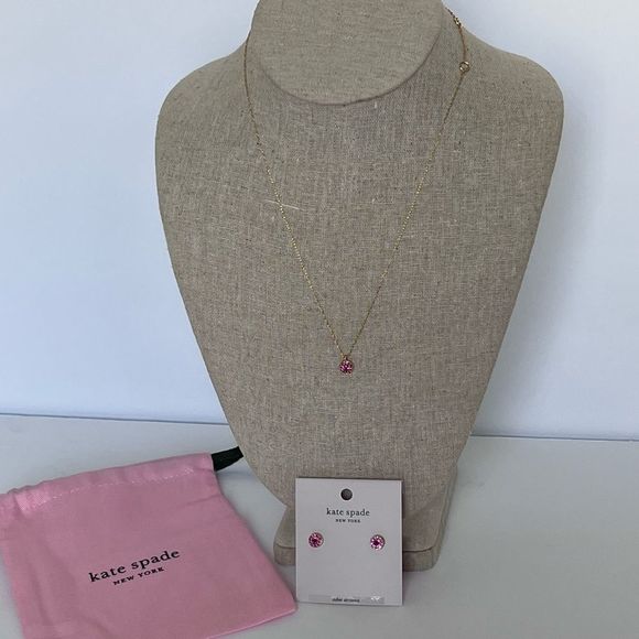 Kate Spade Something Sparkly Necklace and Earrings set - Picture 4 of 10